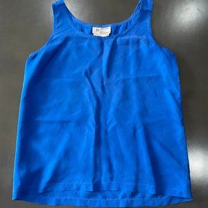 Braemar Silk Royal Blue Tank